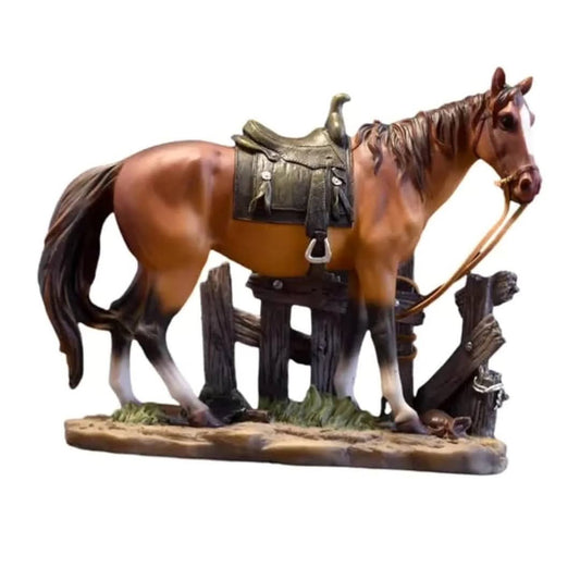 Frendorf | Pferdestatue Tischoberfläche
