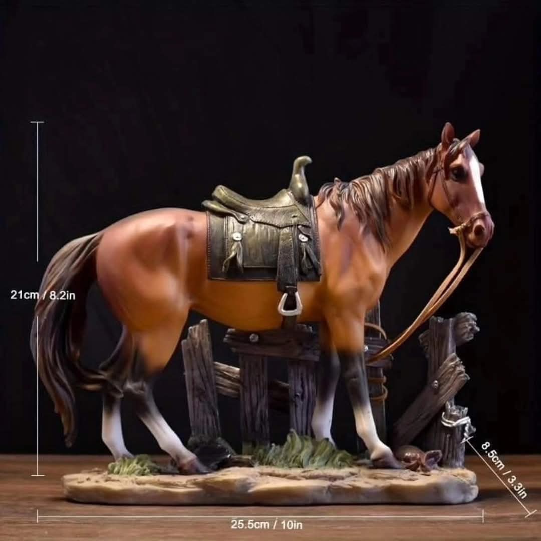 Frendorf | Pferdestatue Tischoberfläche
