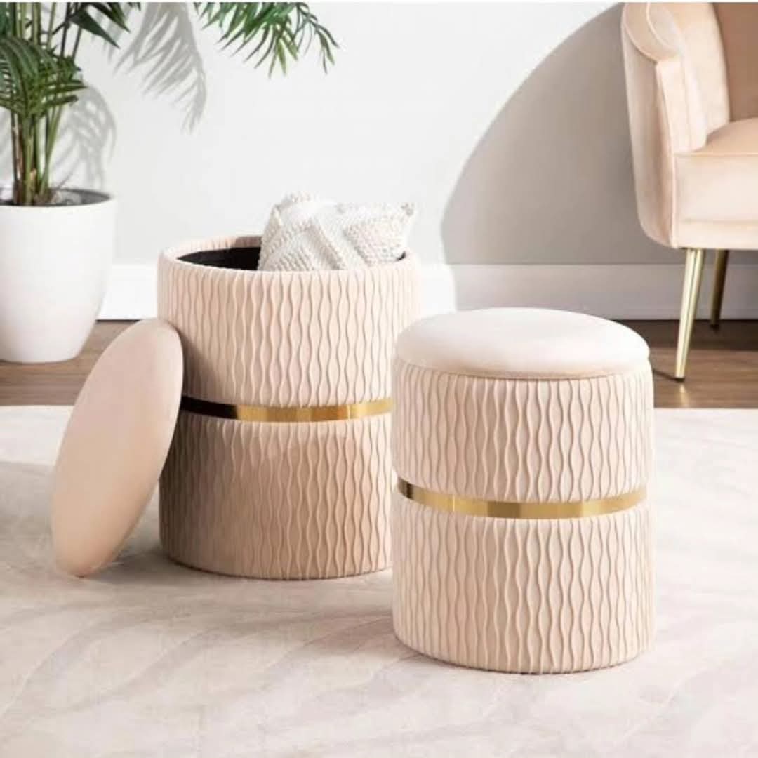 Frendorf | Runde Ottoman Hocker