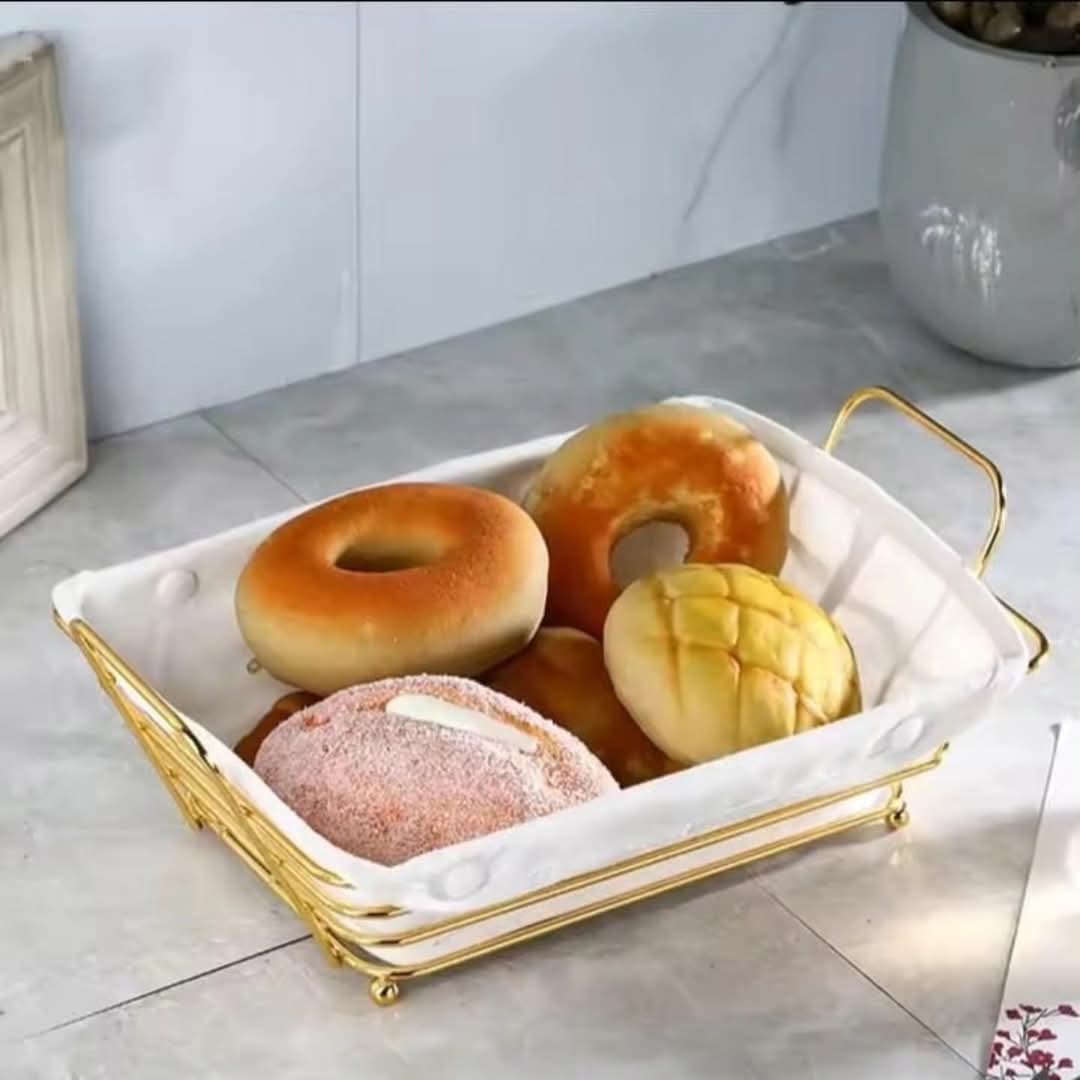 Frendorf | Metallic Obst- und Brotkorb