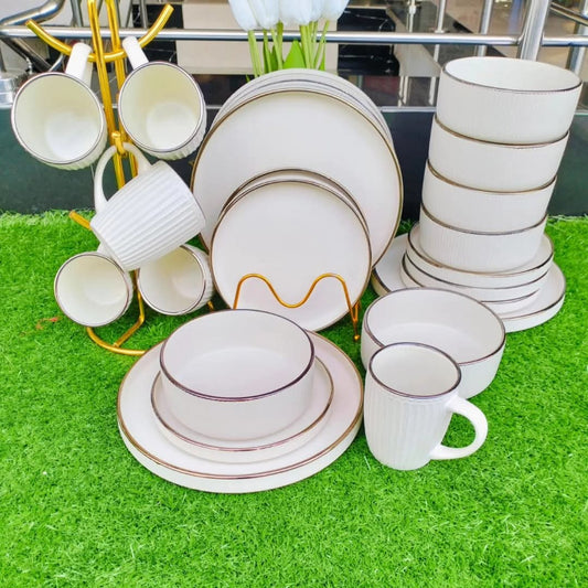 Frendorf | 24-teiliges Sahne-Dinner-Set
