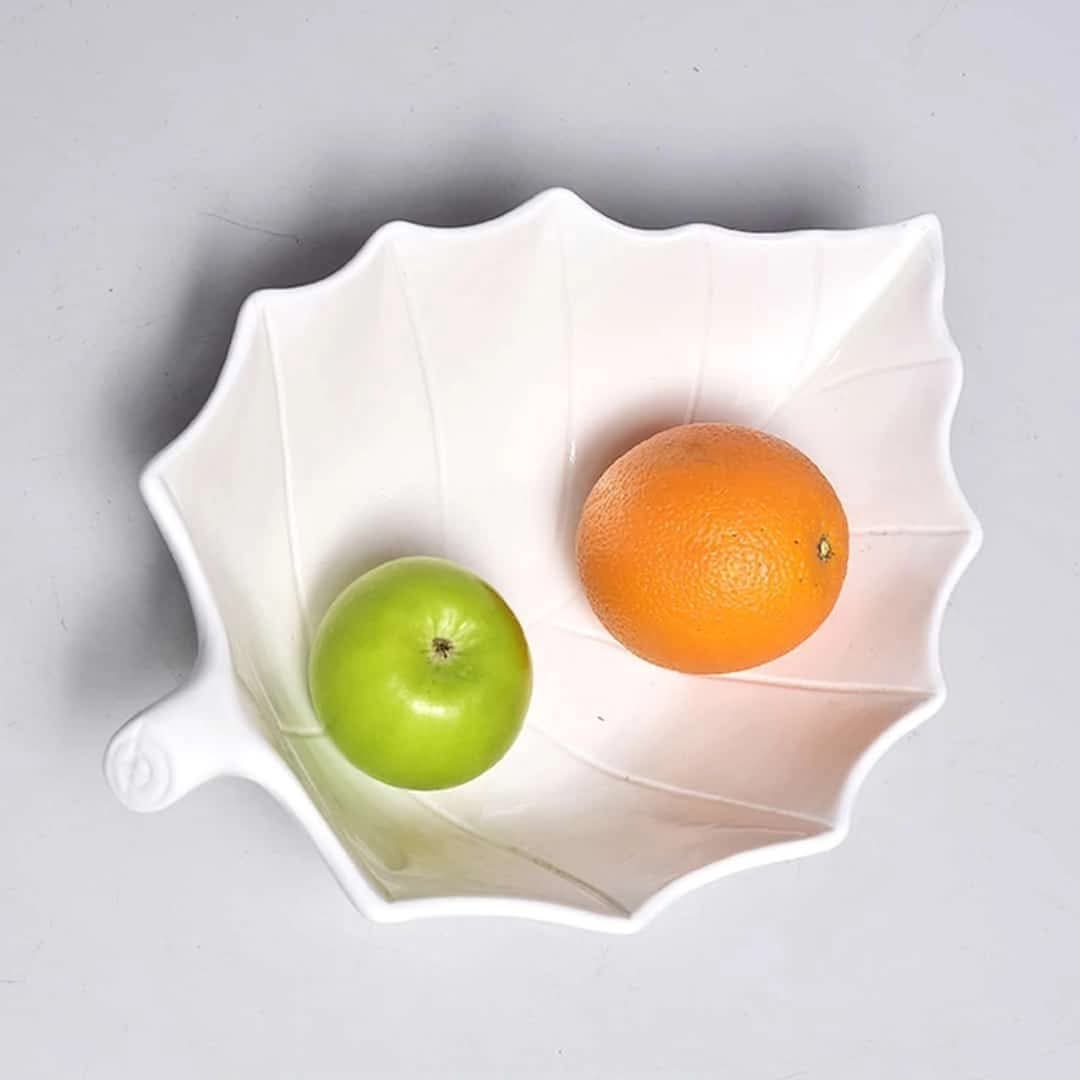 Frendorf | Keramische Blatt Schüssel