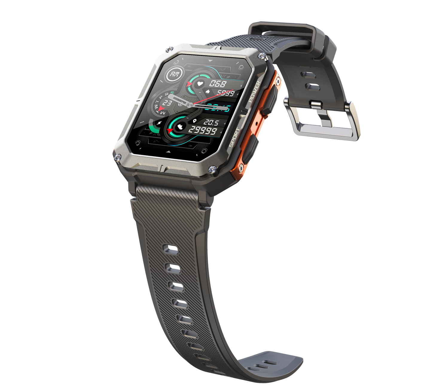 Frendorf | Robuste Digitaluhr für Herren | Harte robuste Uhr für Arbeit und Sport