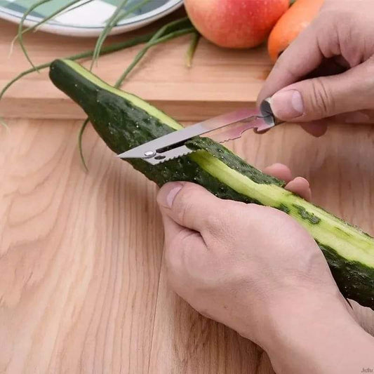 Frendorf | Multifunktionaler Küchenreisser mit einem Holzgriff
