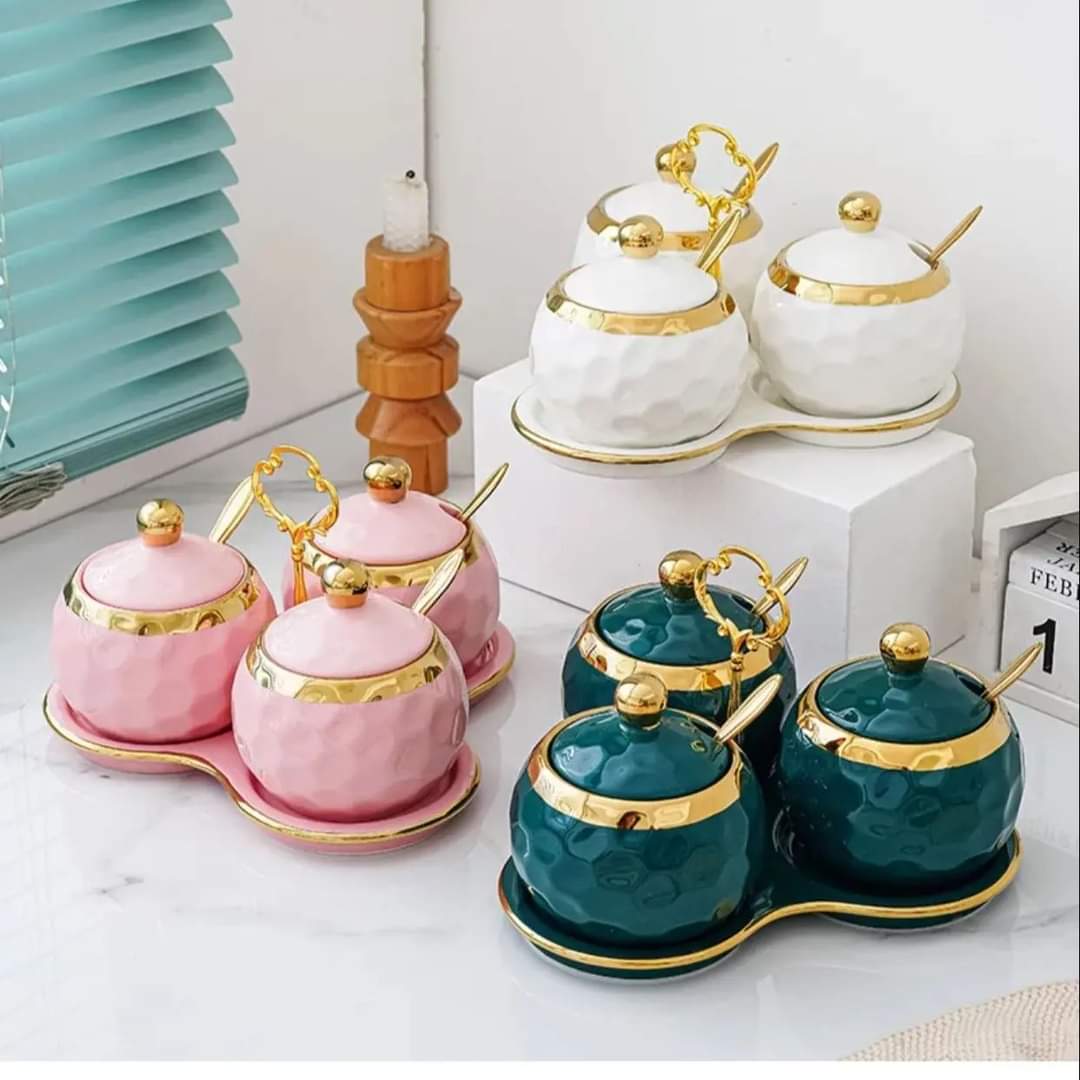 Frendorf | 3pc Keramik Vorratsbehälter Set
