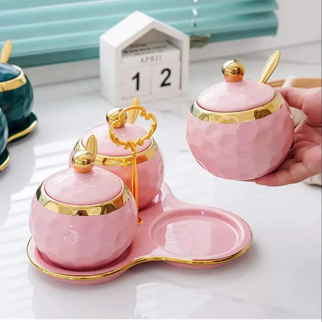 Frendorf | 3pc Keramik Vorratsbehälter Set