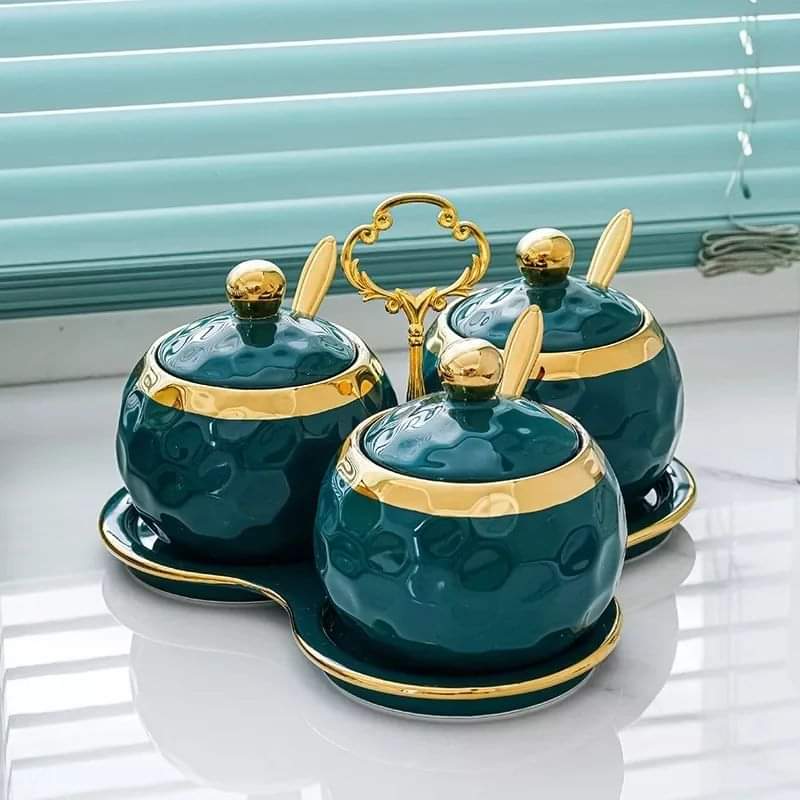 Frendorf | 3pc Keramik Vorratsbehälter Set