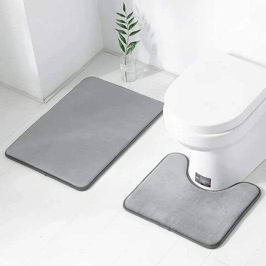 Frendorf | 2 Stück superabsorbierendes Toilettenmatten-Set