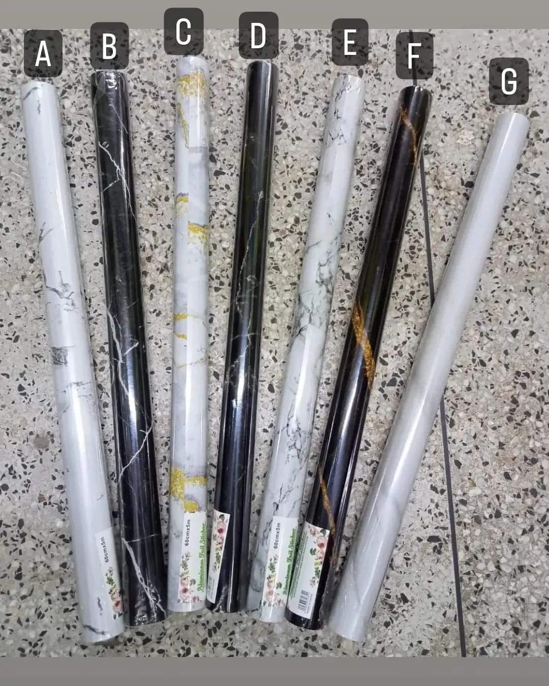 Frendorf | 5M Marmor Selbstklebend wasserdicht Kontakt