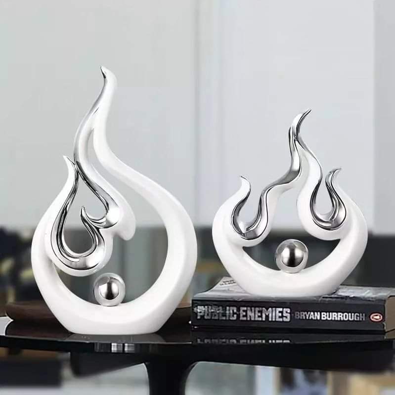 Frendorf | 2pc Statue Dekor