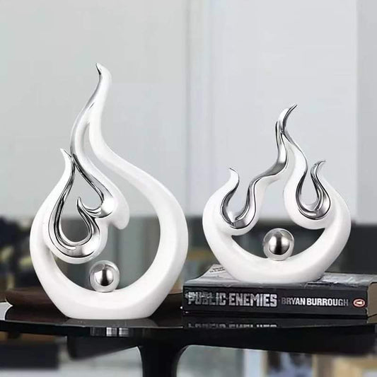 Frendorf | 2pc Statue Dekor