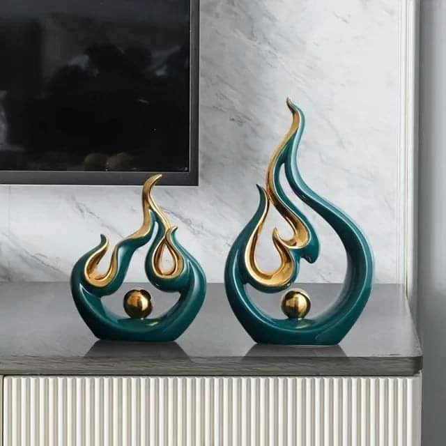 Frendorf | 2pc Statue Dekor