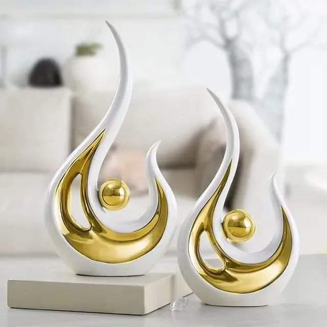 Frendorf | 2pc Statue Dekor