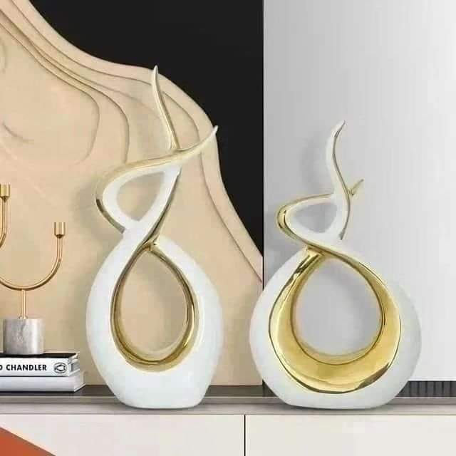 Frendorf | 2pc Statue Dekor