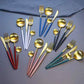 Frendorf | Slim Gold Besteck Set