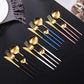 Frendorf | Slim Gold Besteck Set