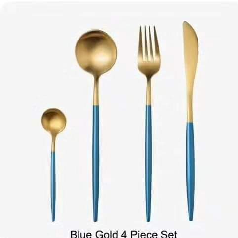 Frendorf | Slim Gold Besteck Set