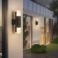 Frendorf | LumiGuard Bewegungsmelder-Wandleuchte | LED Außenleuchte | Energiesparend | Wetterfest | Ideal für Garten und Terrasse