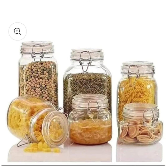 Frendorf | 1.5 Liter Luftdichte Glasbehälter 4 Stück