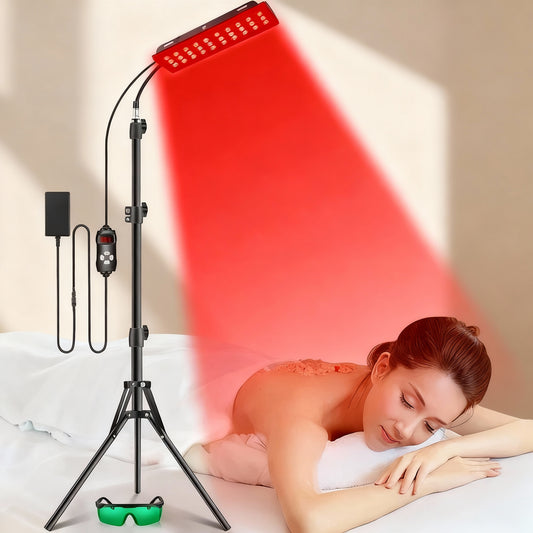 Frendorf | GlowWave – Intensives Rotlichttherapie-Panel mit 660nm & 850nm | Schmerz- & Stresslinderung für tiefe Heilung