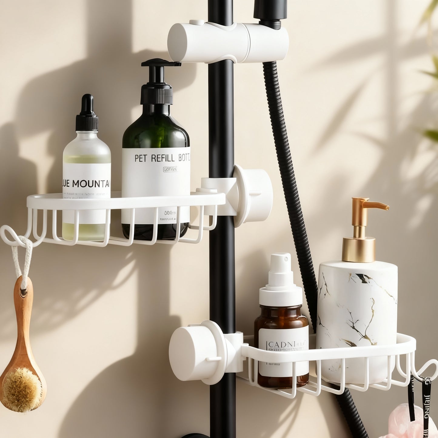 AquaGrip Duschregal – Rostfrei, Platzsparend & Einfach zu Installieren