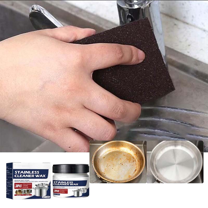 Magische Nano Edelstahl Reinigungs-Paste Wachs