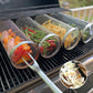 Frendorf | 360° drehbarer Grillkorb – Robustes Edelstahldesign – 21x9x9cm