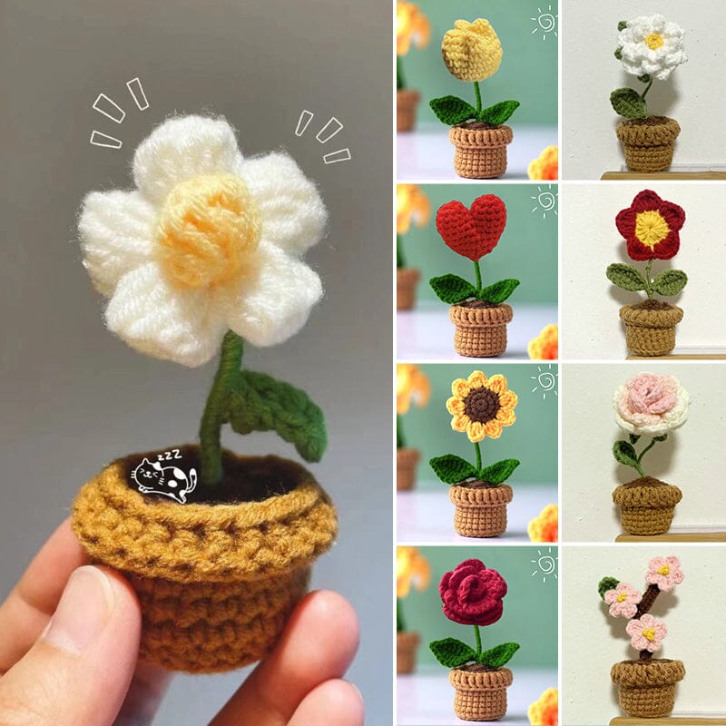 Frendorf | Handgemachte gestrickte Blumen