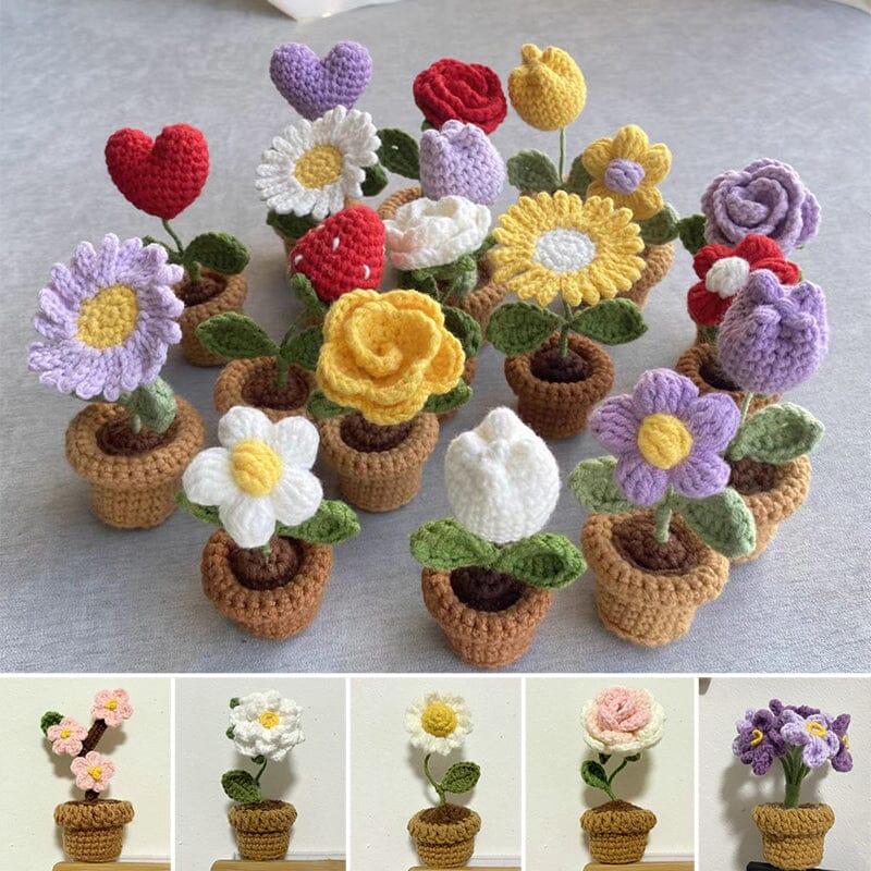 Frendorf | Handgemachte gestrickte Blumen