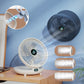 Frendorf | BreezeMate Mini-USB Ventilator | Tragbar & Wiederaufladbar | Verstellbar | Wand- & Desktopnutzung
