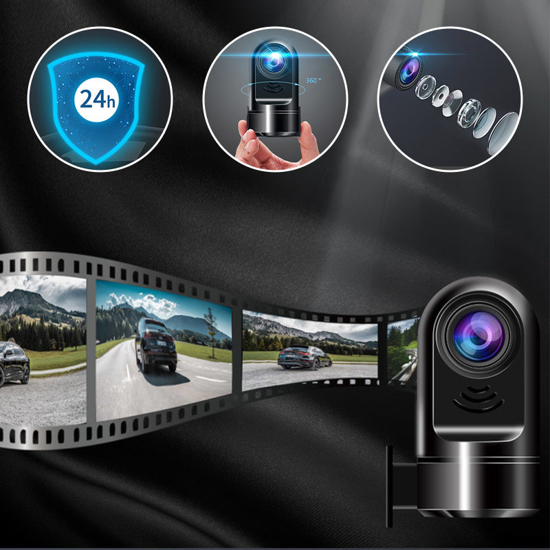 1080P HD Mini ADAS Dashcam mit 360° Drehfunktion