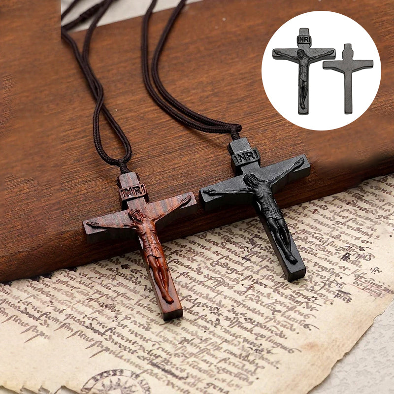 Frendorf | Jesus-Kreuz-Halskette aus Holz