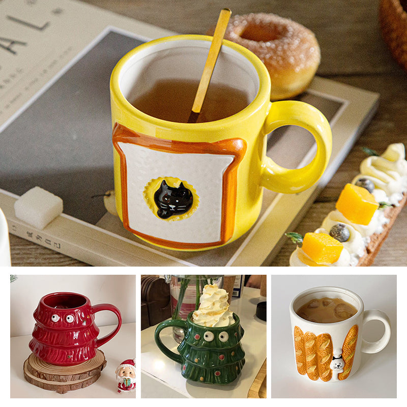 Frendorf | Kreative Big Eyes Weihnachtsbaum Tasse