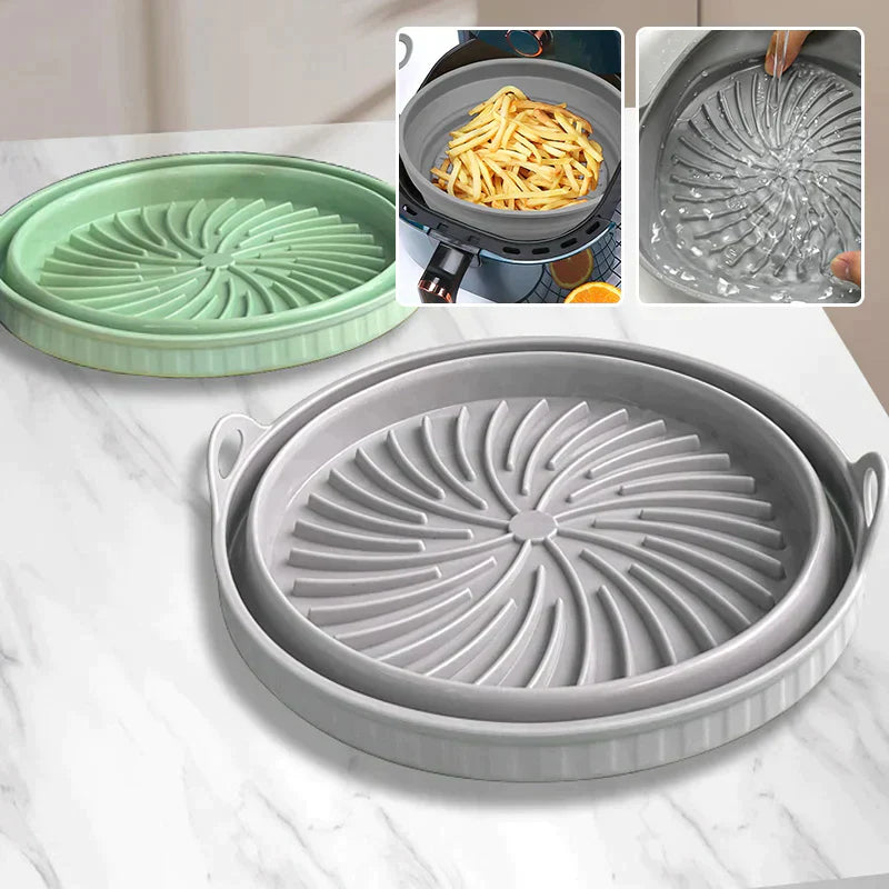 Frendorf | Air Fryer Silikon Grillpfanne Wiederverwendbare Backform