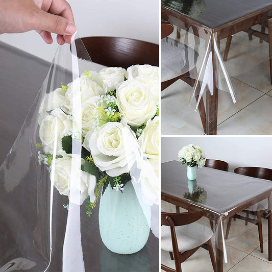 Frendorf | Plastik Quadrat Transparent Blatt Tischdecke