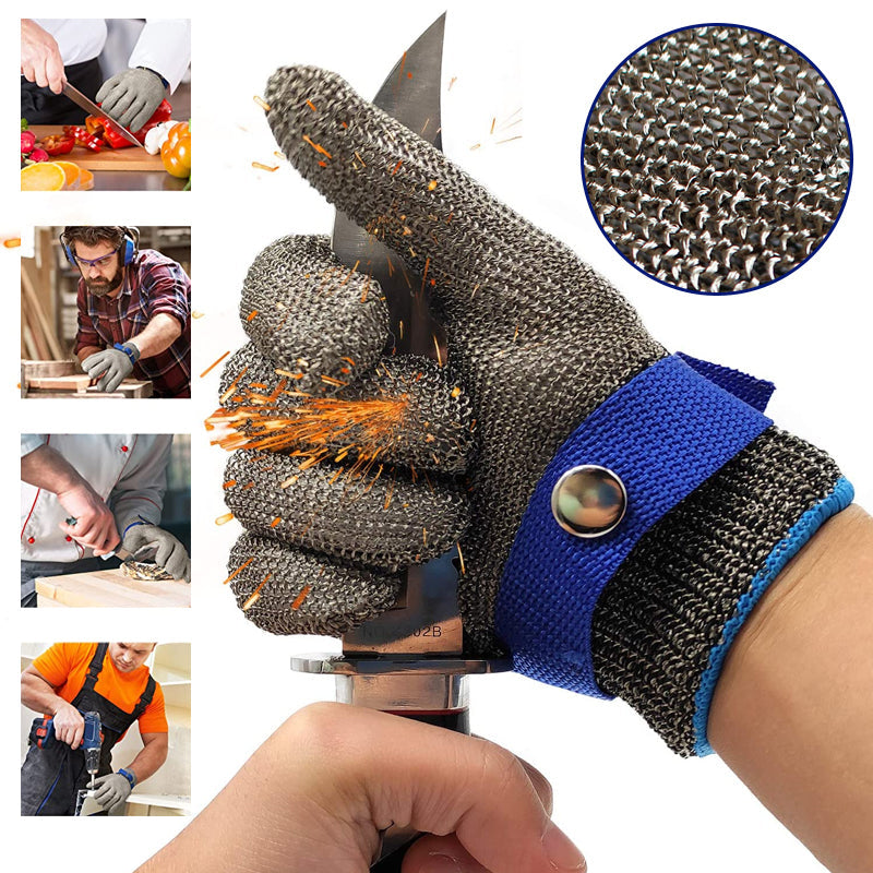Frendorf | Edelstahlgewebe Metall Labor Schutzhandschuhe