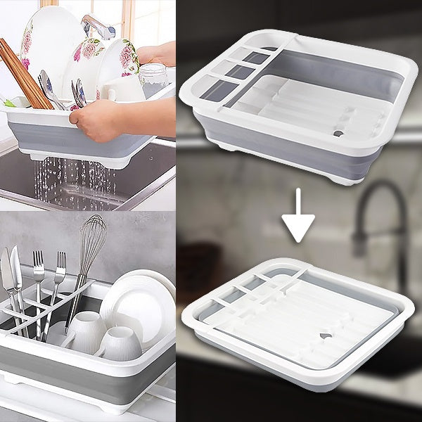 Frendorf | Klappbare platzsparende Ablage für Geschirr zum Trocknen