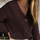 Frendorf | Strickjacke mit V-Ausschnitt für Damen