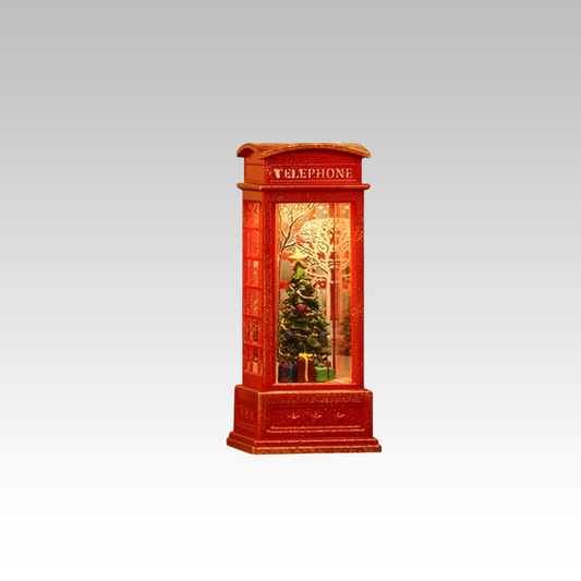 Fügen Sie festlichen Charme zu Ihrem Zuhause mit der Weihnachts-Telefonzelle-Dekoration hinzu