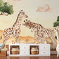 Frendorf | Fabulous Giraffe Family Sunset Wallpaper Mural