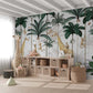 Frendorf | Fabulous giraffe in tropical forest wallpaper mural