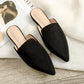 Frendorf | Elegante Wildleder-Mules mit spitzer Zehenpartie