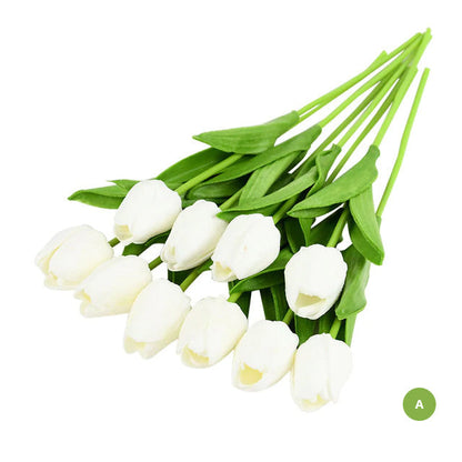 Mode-Tulpen Kunstblumen Für wartungsfreie kreative Wohnkultur Florale Displays Für Wohnzimmer Esszimmer Nordic Home Dekoration