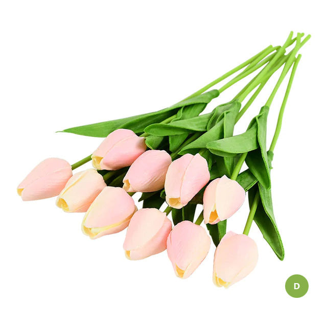Mode-Tulpen Kunstblumen Für wartungsfreie kreative Wohnkultur Florale Displays Für Wohnzimmer Esszimmer Nordic Home Dekoration