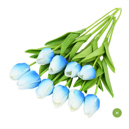 Mode-Tulpen Kunstblumen Für wartungsfreie kreative Wohnkultur Florale Displays Für Wohnzimmer Esszimmer Nordic Home Dekoration