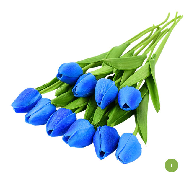 Mode-Tulpen Kunstblumen Für wartungsfreie kreative Wohnkultur Florale Displays Für Wohnzimmer Esszimmer Nordic Home Dekoration