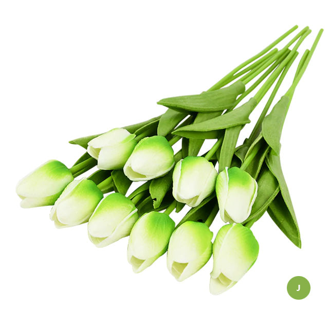 Mode-Tulpen Kunstblumen Für wartungsfreie kreative Wohnkultur Florale Displays Für Wohnzimmer Esszimmer Nordic Home Dekoration