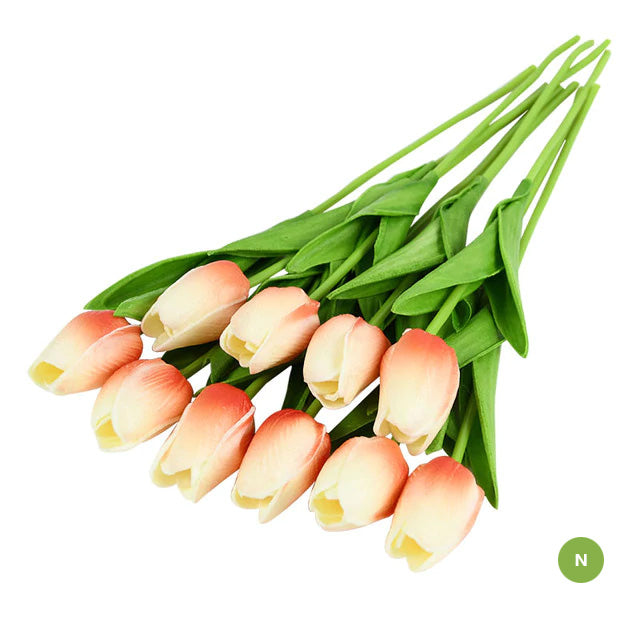 Mode-Tulpen Kunstblumen Für wartungsfreie kreative Wohnkultur Florale Displays Für Wohnzimmer Esszimmer Nordic Home Dekoration