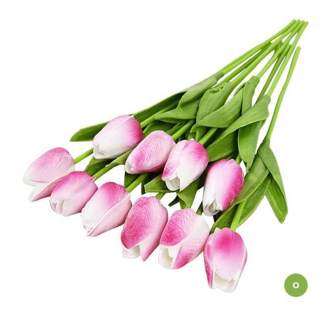 Mode-Tulpen Kunstblumen Für wartungsfreie kreative Wohnkultur Florale Displays Für Wohnzimmer Esszimmer Nordic Home Dekoration