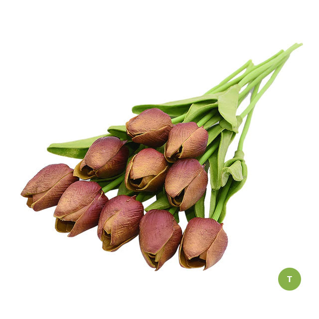 Mode-Tulpen Kunstblumen Für wartungsfreie kreative Wohnkultur Florale Displays Für Wohnzimmer Esszimmer Nordic Home Dekoration